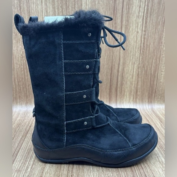 THE NORTH FACE Abby Women's Snow Boots Size 8.5 Sherpa Lined Prima Loft 200 Gram - Picture 2 of 7